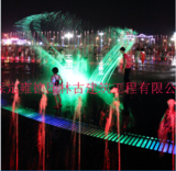 彩色音乐喷泉